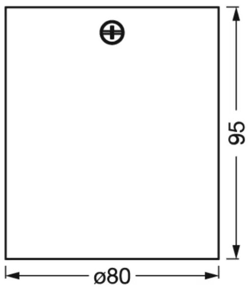 Osram - SPOT spotlámpa 1xGU10/7W/230V fekete