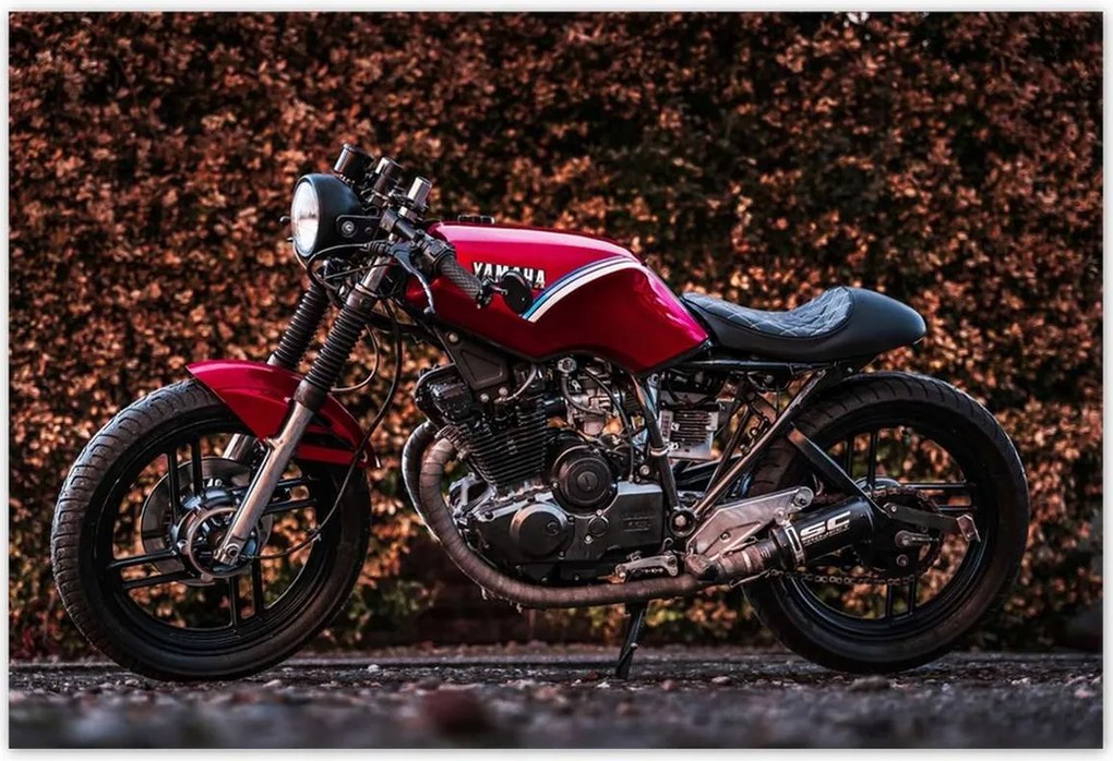 Poszterek 155x105 Cseresznye motorkerékpár Motor