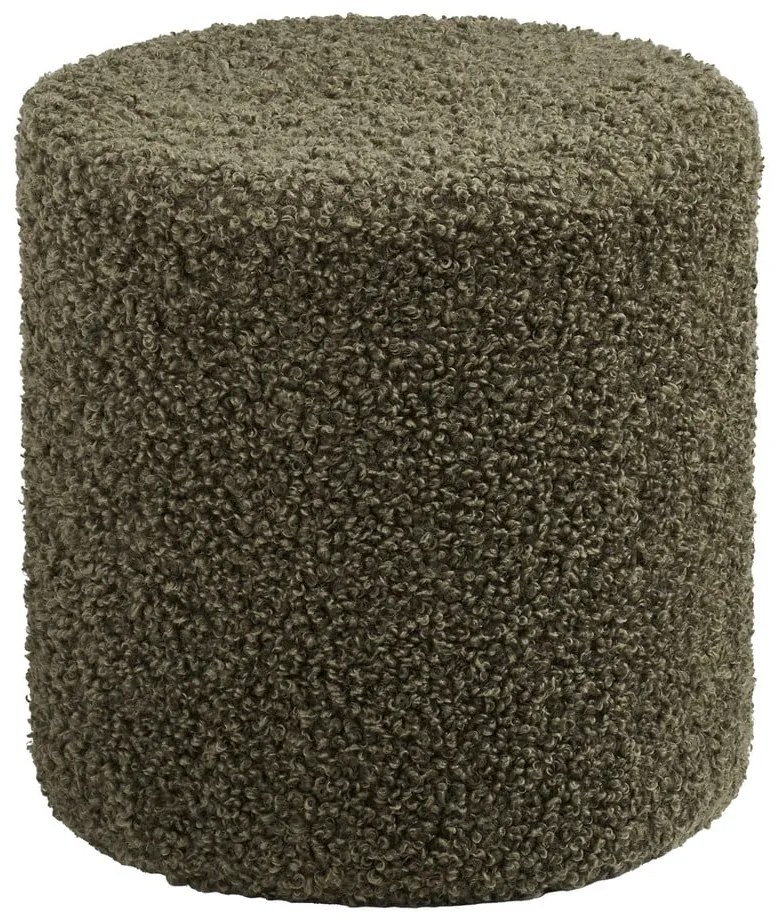 Zöld buklé puff Ejby – House Nordic