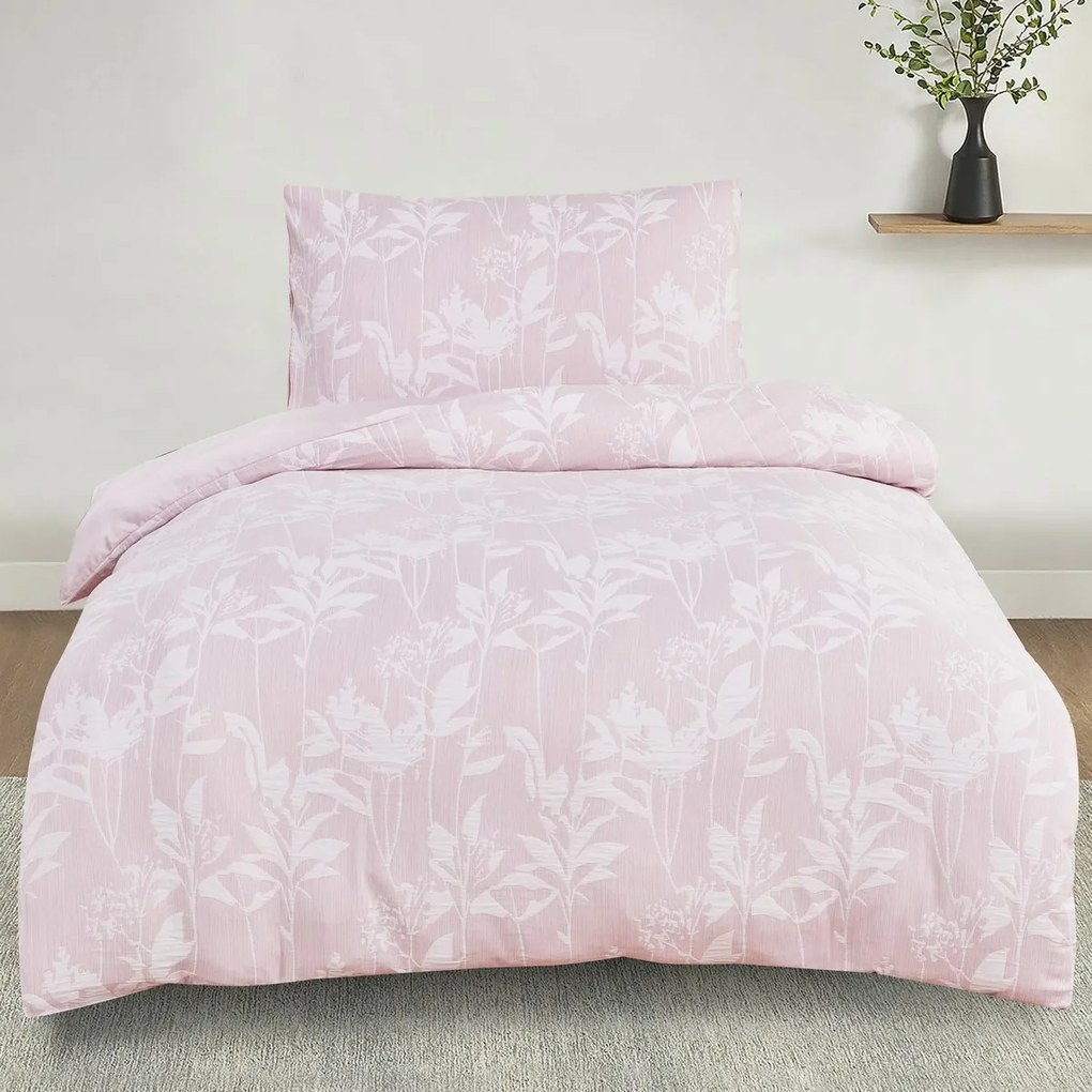 Alabama rózsaszínű jacquard ágynemű, 140 x 200 cm, 70 x 90 cm