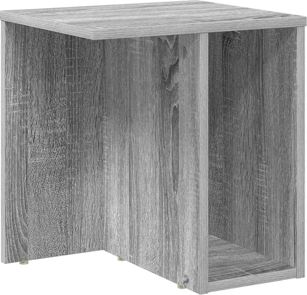 vidaXL Végasztal Szürke Sonoma 37 x 32 x 40 cm Faanyag