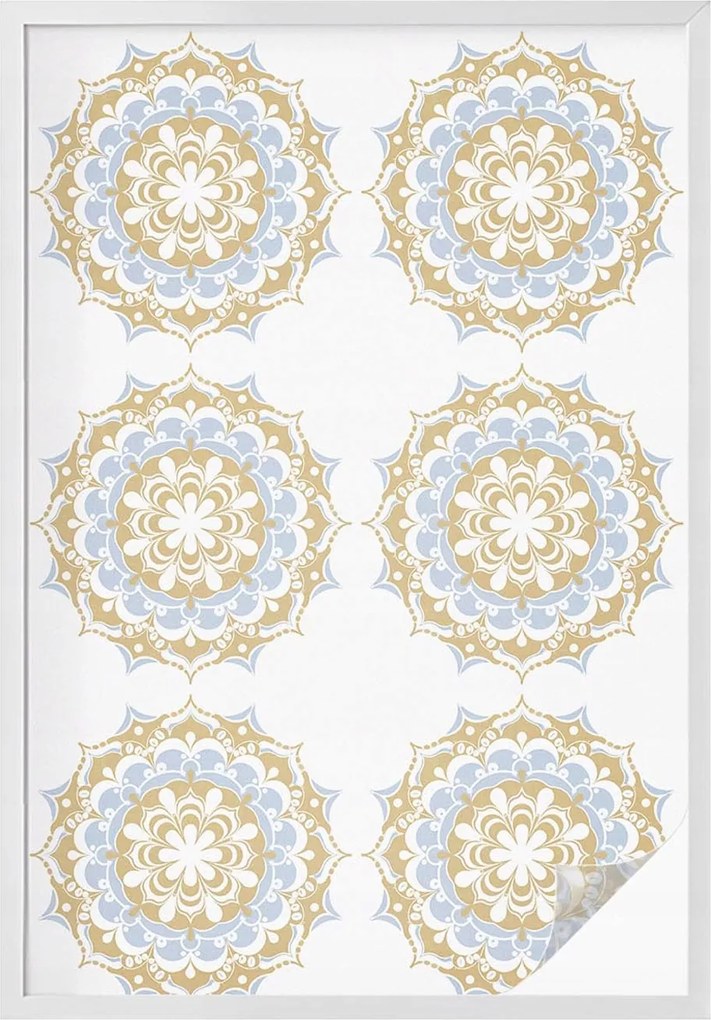 Öntapadós ablak furnér, amely biztosítja a boho mandalák magánéletét 100x146