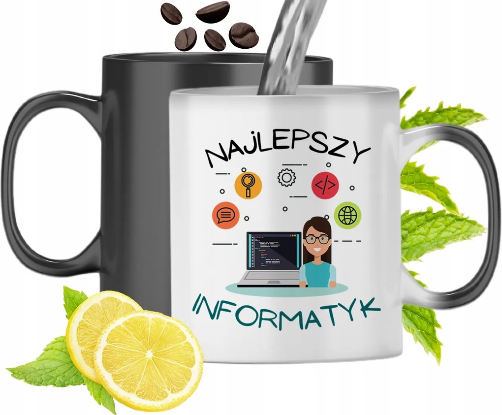 Mágikus Bögre Informatikusoknak Színváltó Nyomtatott Fényképpel