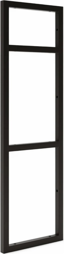 Konzol állvány akasztós polchoz 3 vízszintes Loft 80cm x 34cm fekete