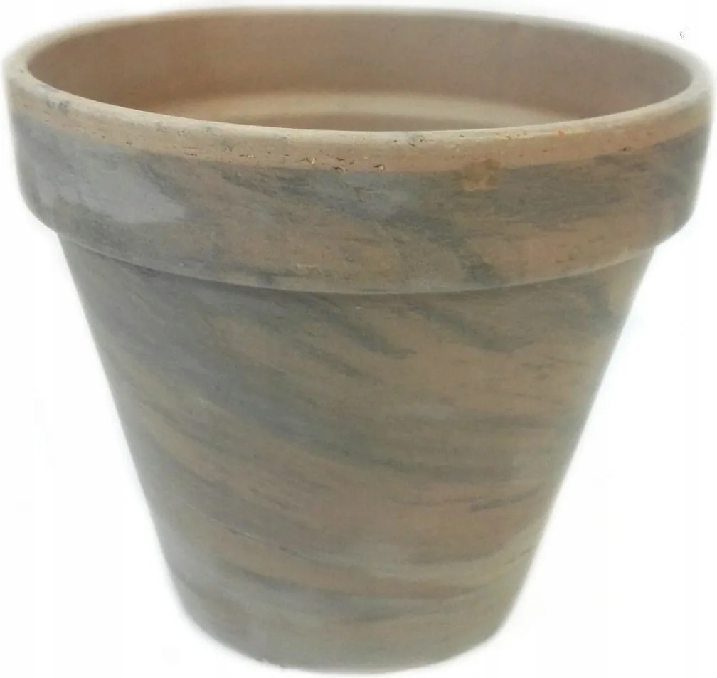 Kerámia kaspó terrakotta natúr barna 21x24 cm