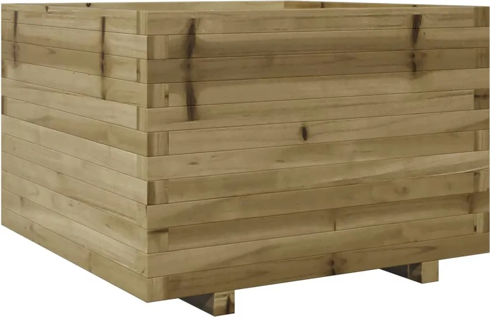 vidaXL impregnált fenyőfa kerti virágláda 70 x 70 x 49,5 cm