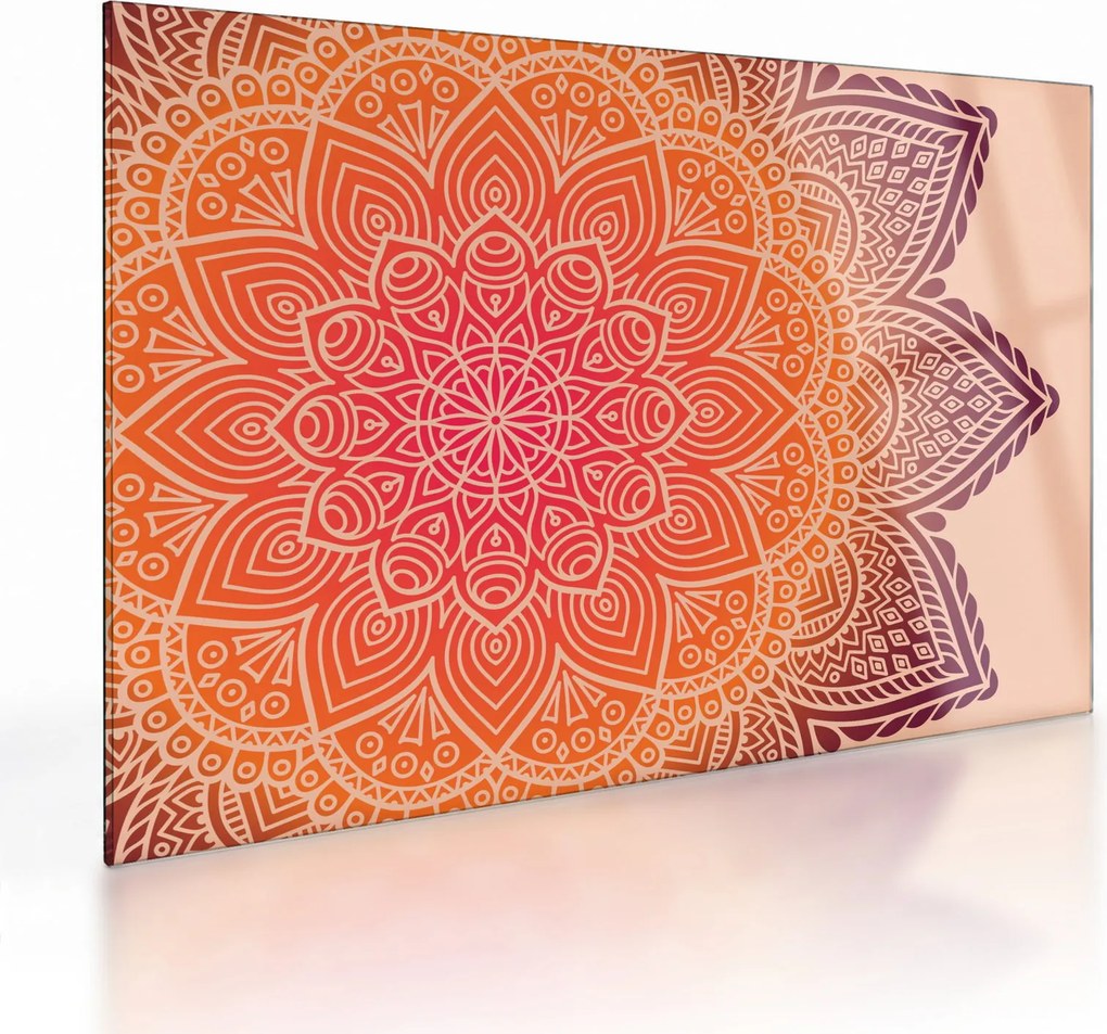 Kép - mandala art (üvegen) (70x50 cm)