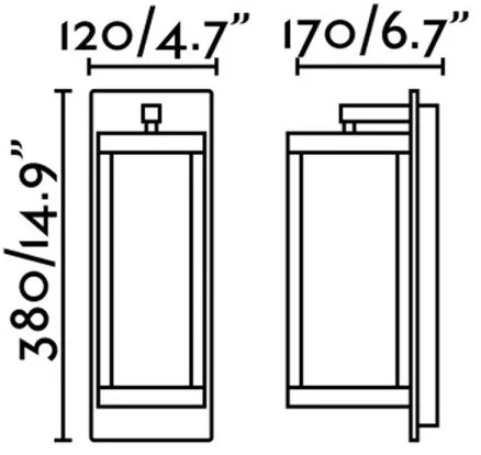 FARO 74453 - LED Kültéri fali lámpa KERALA LED/13W/230V IP54