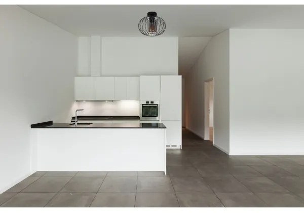 Felületre szerelhető csillár CORRINI 1xE27/60W/230V átm. 25 cm fekete/szürke