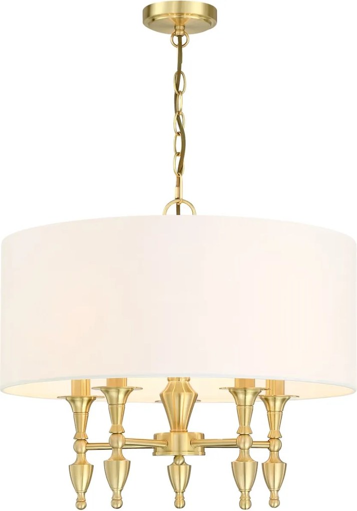 Cosmolight klasszikus csillár austin sárgaréz cosp05197br-wh