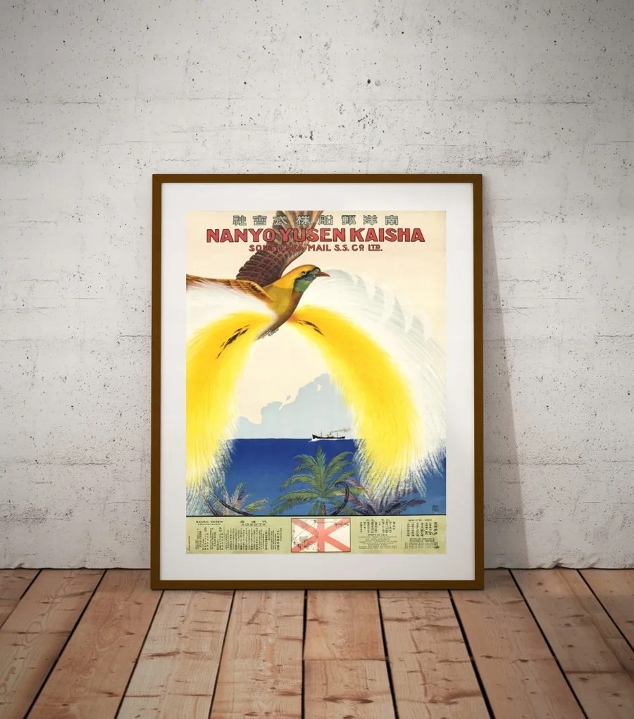 Régi Poszter Japán Travel Poster 1914r. 70x50cm