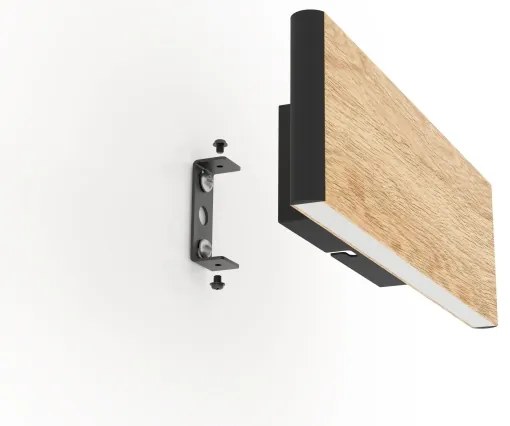 Eglo 390127 - LED Fali lámpa CLIMENE 2xLED/4,2W/230V 3000K tölgy