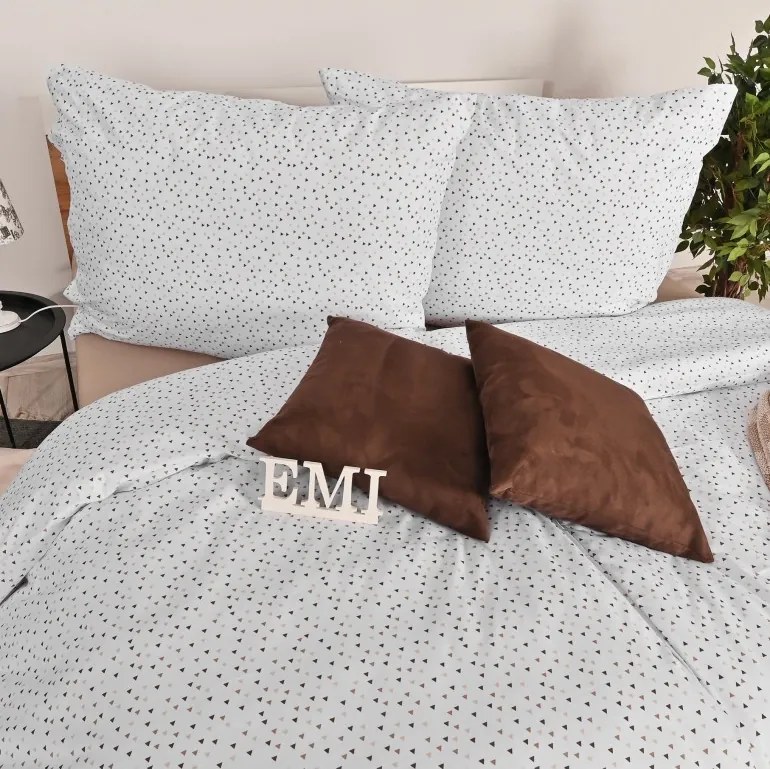 EMI Sand pamut ágyneműhuzat, A standard egyszemélyes ágy szett tartalma: 1x 140x200 + 1x 70x90