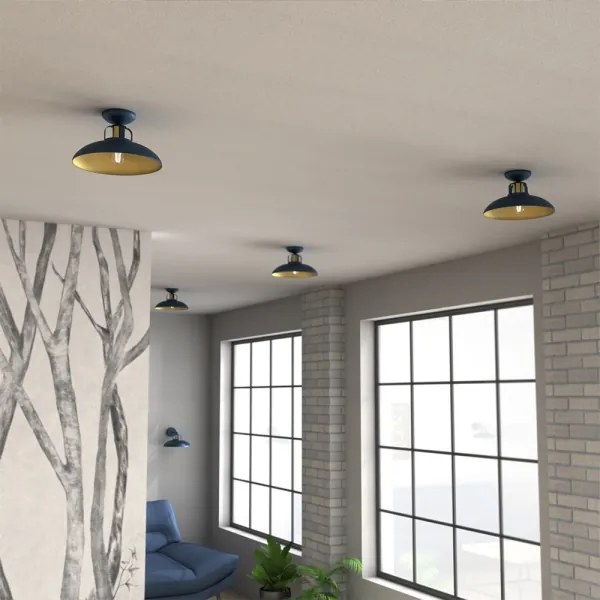 Brilagi - LED Felületre szerelhető csillár  FLAMENGO 1xE27/60W/230V kék