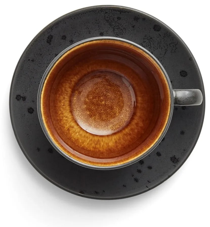 Fekete kerámia csésze szett 4 db-os 240 ml Gastro Black/Mix – Bitz