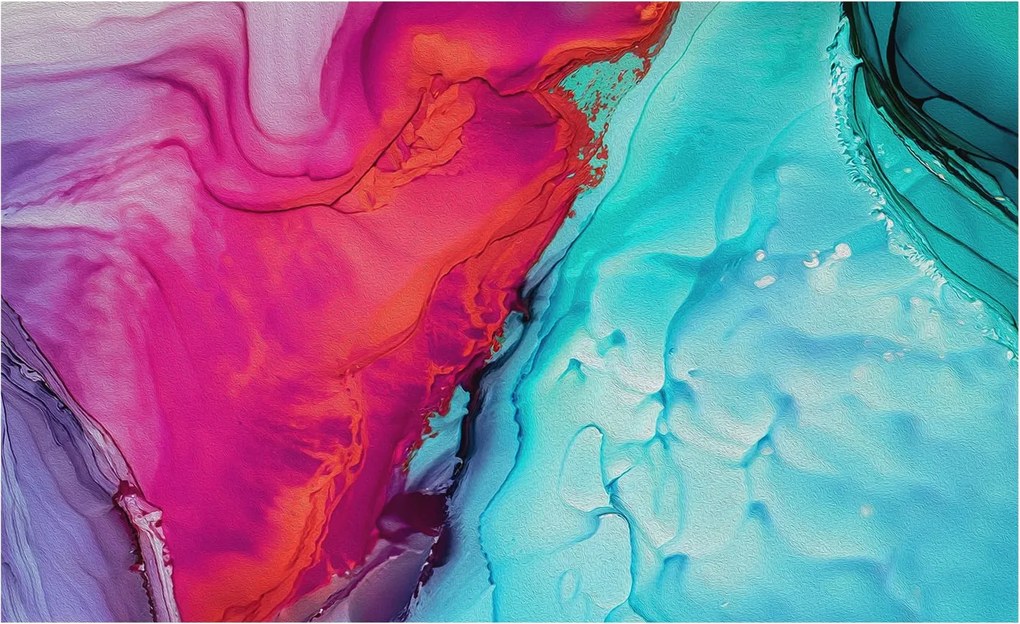 Fotótapéta Flizelin Dekoratív az irodába Színes hullám 416x254 Ragasztó