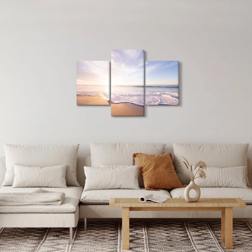 Homokos tengerpart képe (90x60 cm)