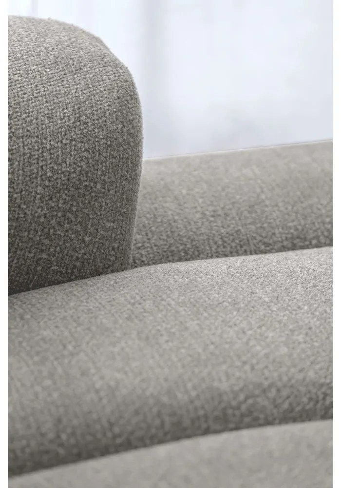 Világosszürke sarokkanapé (bal oldali-U alakú) Shell – Miuform