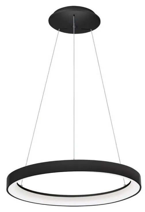 LED2 - LED Csillár zsinóron BELLA LED/48W/230V 3000K/4000K fekete