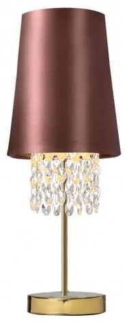 Lámpa Asztali lámpatest NESTO 3 , 6199, AC220-240V, 50/60Hz, 1*E27, max.40W, átmérő 20 cm, barna