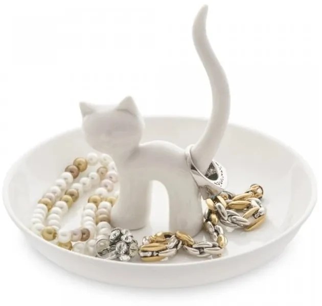 Porcelán ékszertartó állvány Cat – Balvi