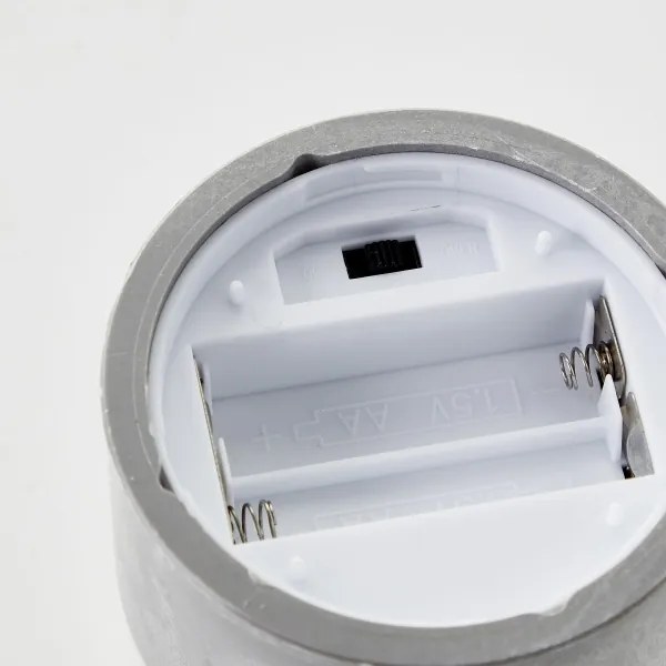 Brilliant - 3 darabos LED gyertya készlet BOUGIE LED/2xAA IP44 szürke/füstszínű