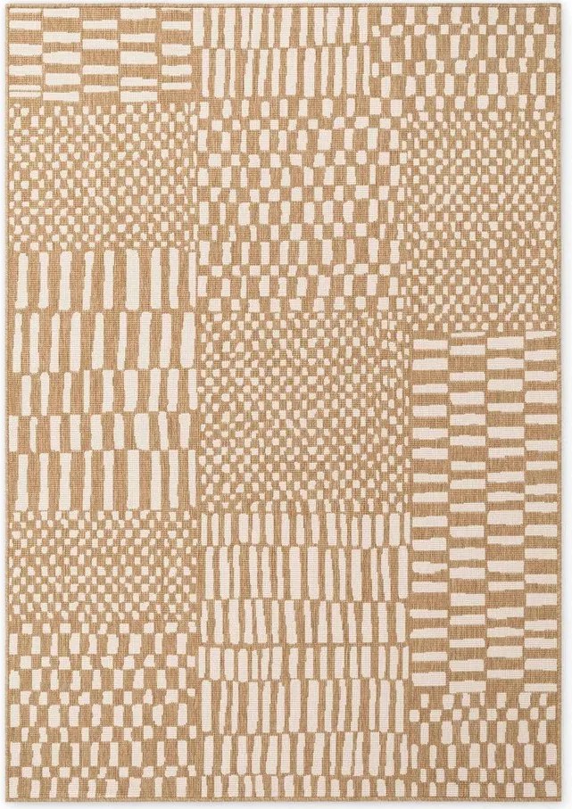 Krémszínű-natúr színű kültéri-beltéri szőnyeg 120x170 cm Haringey Barkham – Ted Baker