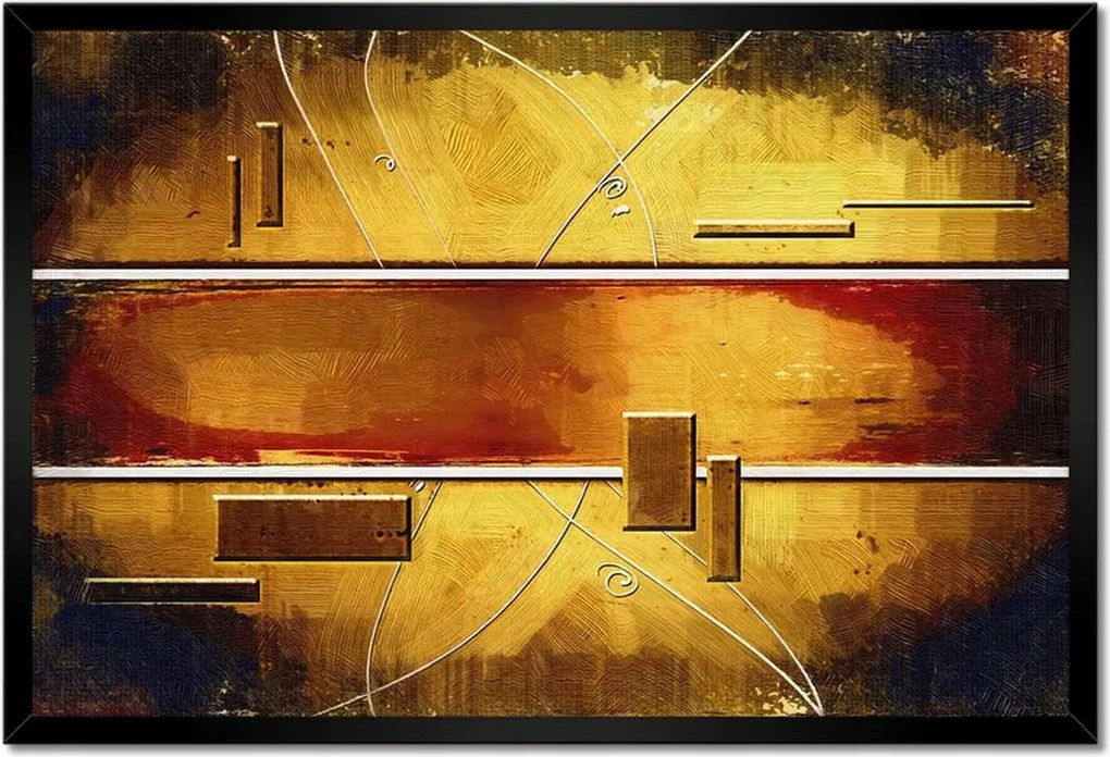 Poszterek keretben 60x40 Megnyugvás bronzban