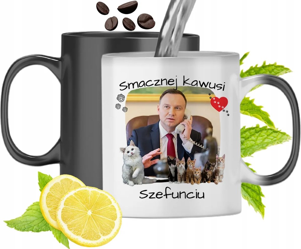 Duda András Színváltó Mágikus Bögre fényképes nyomtatással