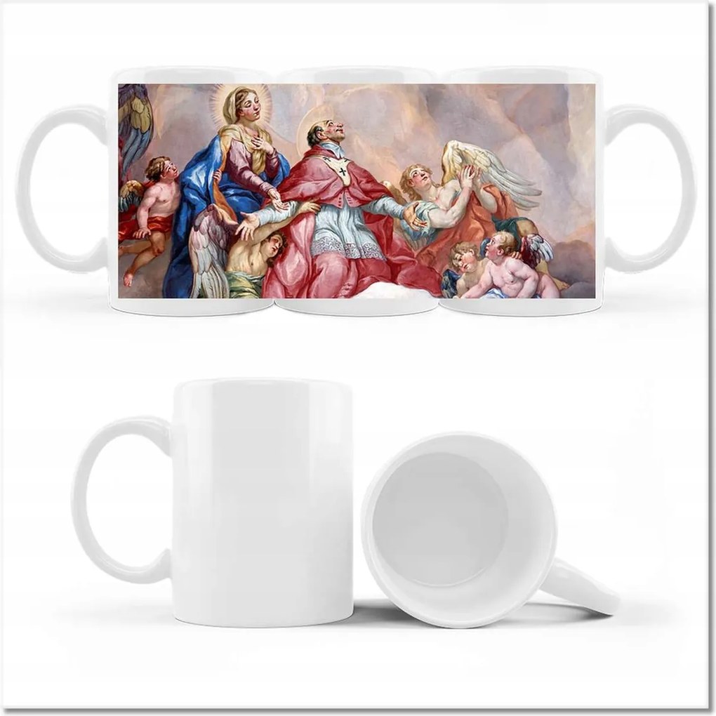 Borromeo Szent Károly mintás bögre