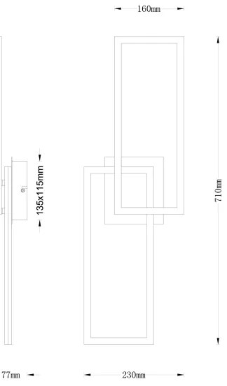 Globo 67243-24BF - LED Dimmelhető felületre szerelhető csillár LED/24W/230V 2700-6000K + távirányító