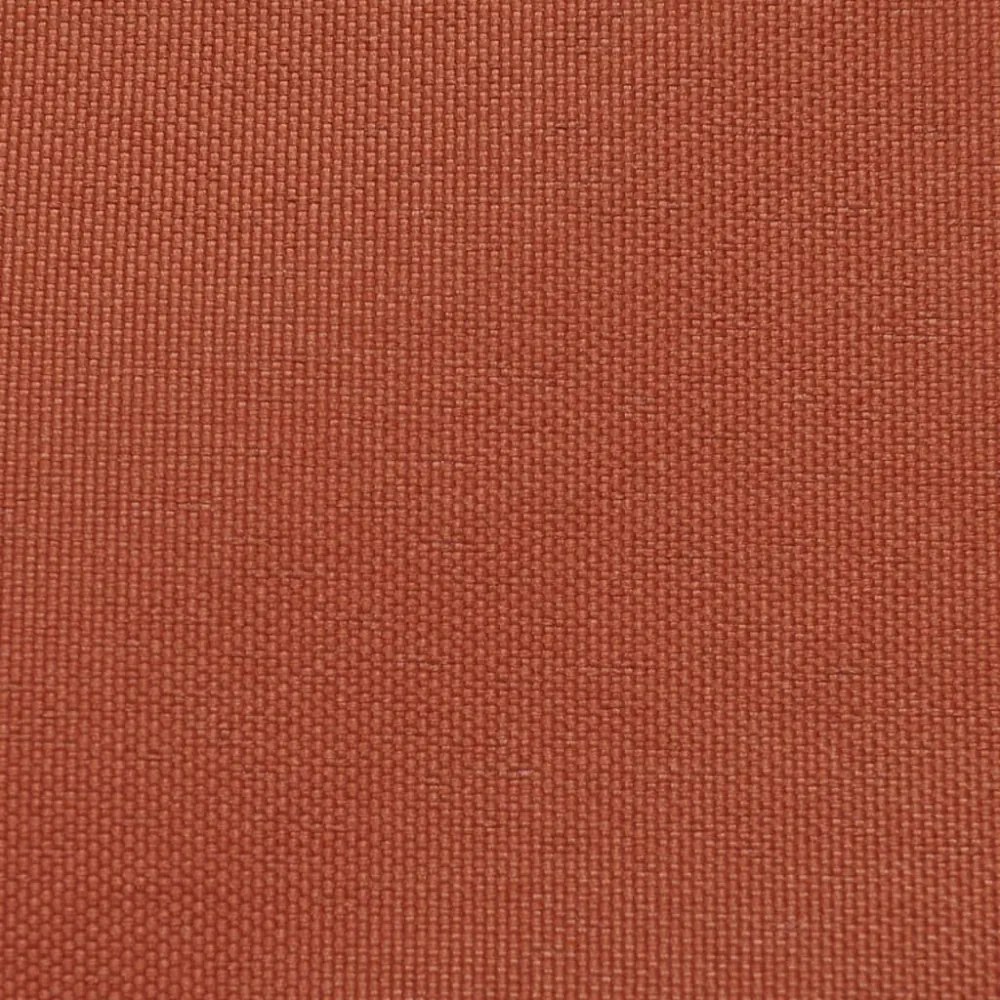 négyszögletes, terrakotta oxford szövet napvitorla 4 x 6 m
