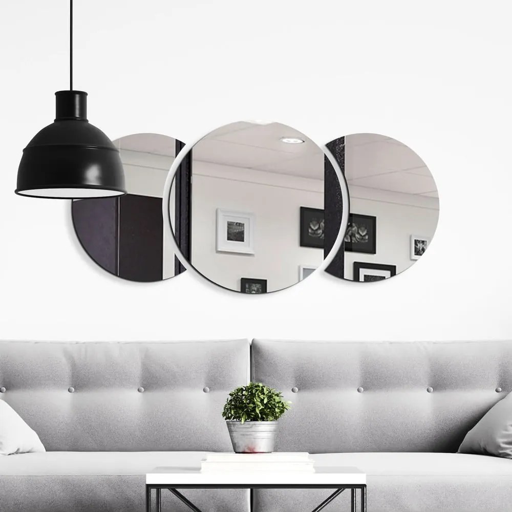 Falmatrica 26x26 cm Half-moon Mirror – Ambiance
