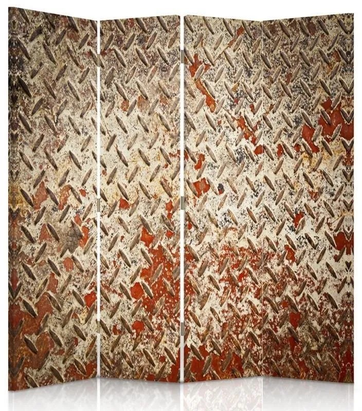 Gario Paraván Rozsdás fém Méret: 145 x 170 cm, Kivitelezés: Klasszikus paraván