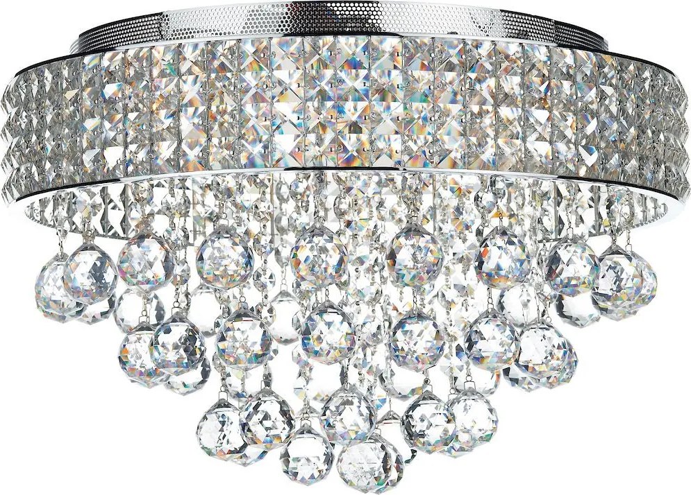 DAR LIGHTING MAT5450 MATRIX Kristály Mennyezeti Lámpa Csiszolt Króm G9 IP20