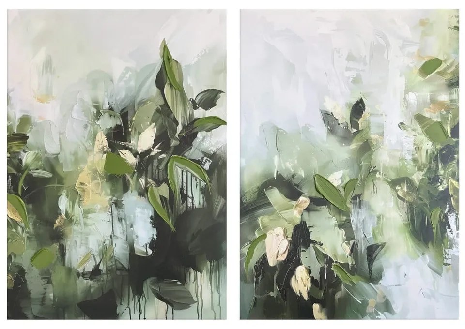 Kép szett kézzel festett részletekkel 2 db-os 50x70 cm Myrtle – Styler