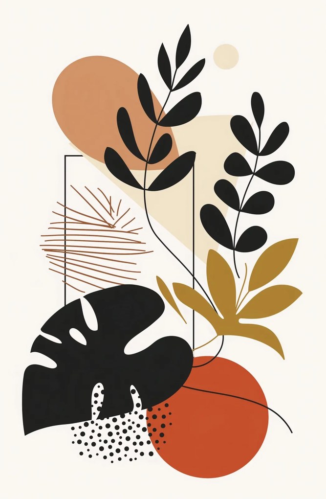 Poszter 53x81cm Függő levél