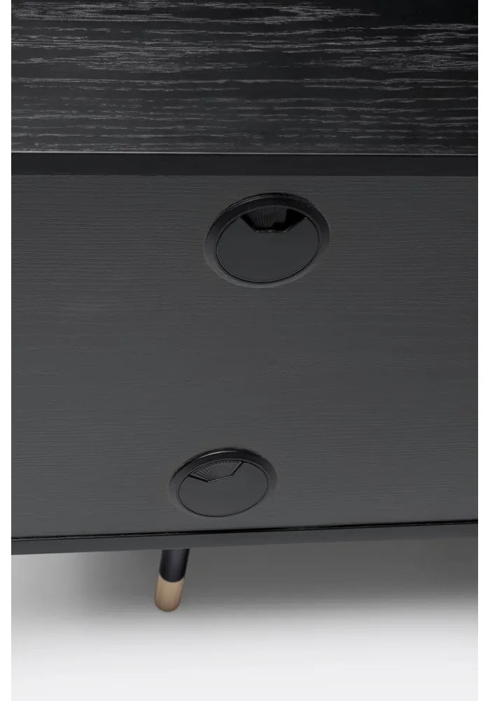 Jugend barna-fekete TV-állvány - Woodman