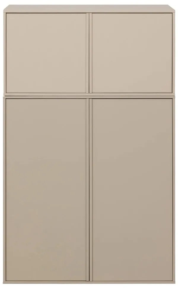 Krémszínű borovi fenyő moduláris szekrény 100x150 cm Daily – vtwonen