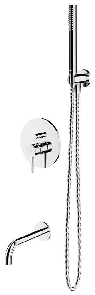 OMNIRES SYSYW01CR - Y sorozat fürdőkád csaptelep, falba építhető, króm