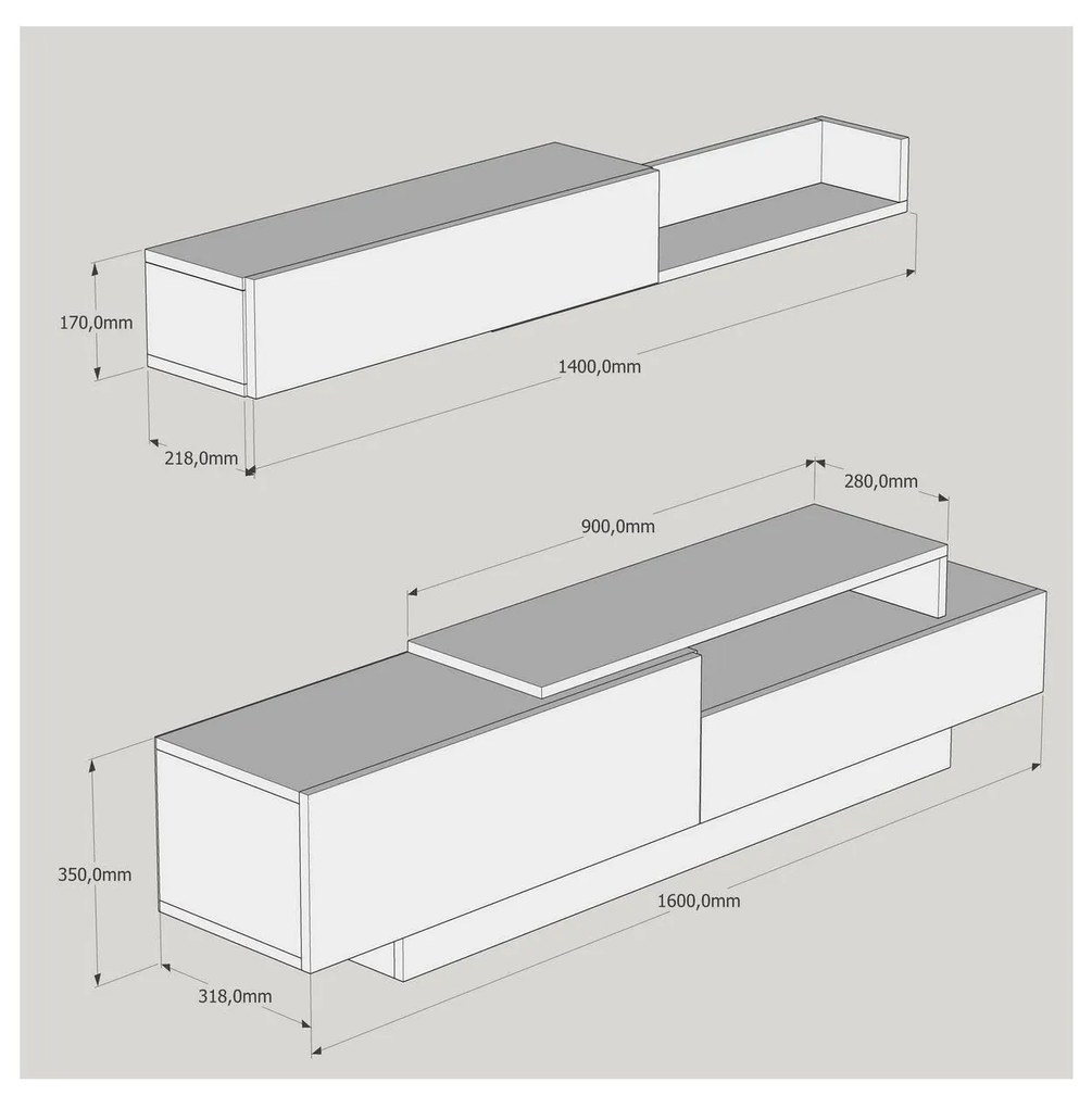 Nappali fal Elda (fehér + dió). Akció -26%. 1089167
