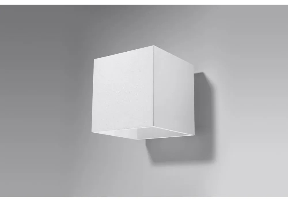 Fehér fali lámpa Geo – Sollux