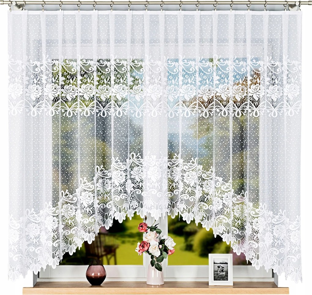 Demetria Jacquard függöny 300x160cm méret (kész) íves Szuper Ár