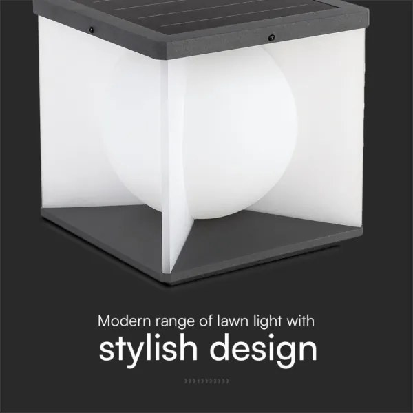 LED Napelemes fali lámpa LED/3W/3,7V IP65 3000K