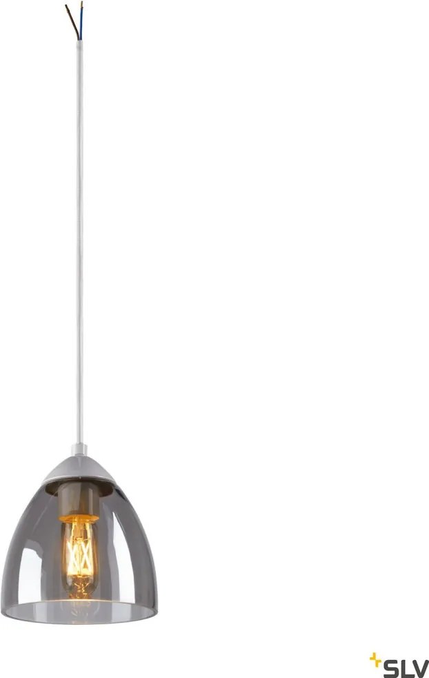 SLV 1006160 PARA CONE Modern Függesztett Lámpa Fehér, Átlátszó GU10 IP20