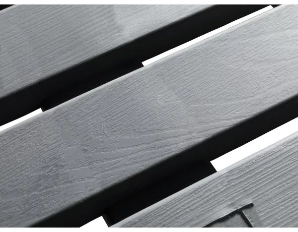 WENKO 22947100-Zuhanyszőnyeg beltéri & kültéri 55x55 cm szürke