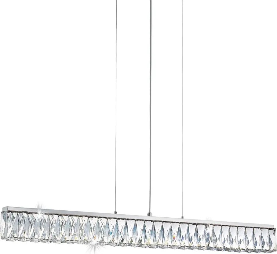 Eglo 95543 - Kristály csillár kábelen TELLUGIO-S LED/36W/230V 3000K