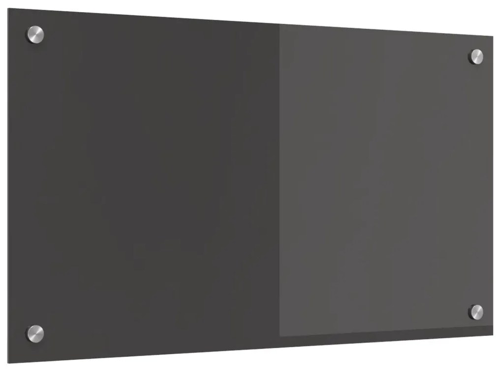 Konyhai Háttérpanelek Sötétszürke 70x40x0,6 cm Edzett Üveg