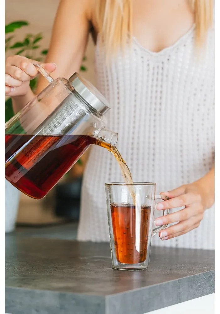 Üveg teáskanna, 1,5 l - Vialli Design