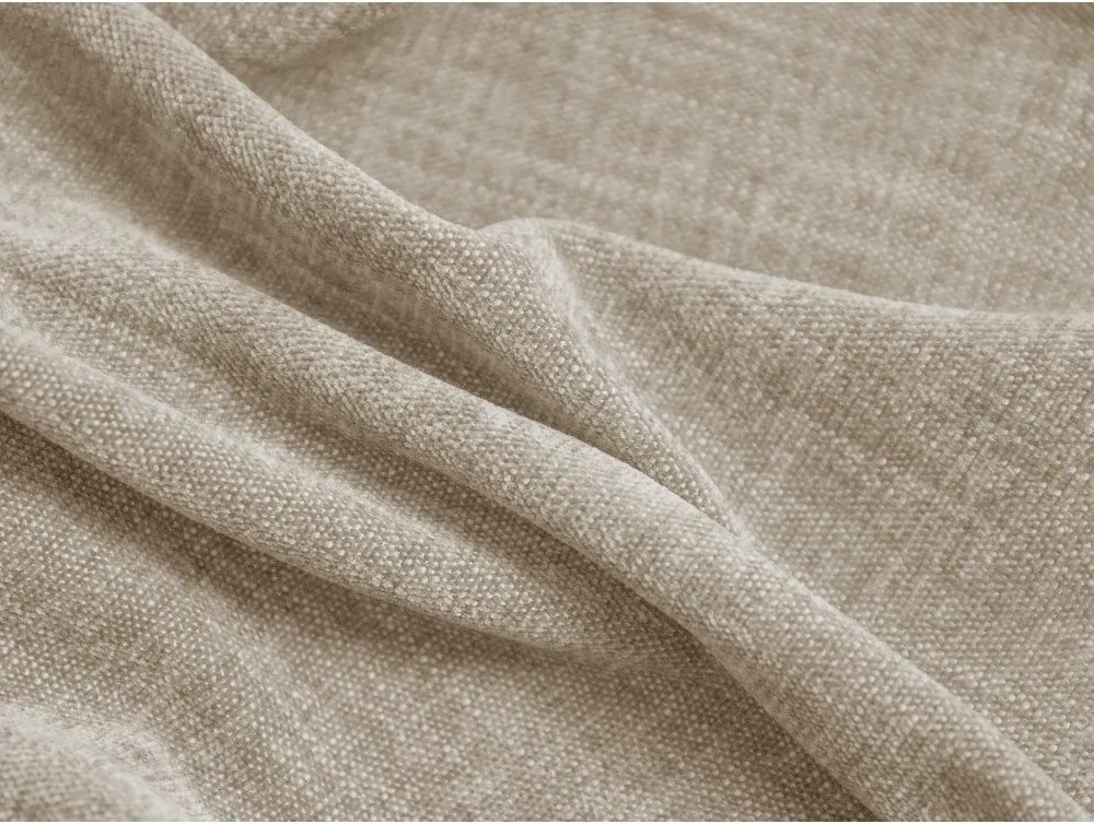 Bézs kárpitozott ágyneműtartós franciaágy ágyráccsal 200x200 cm Martina – Micadoni